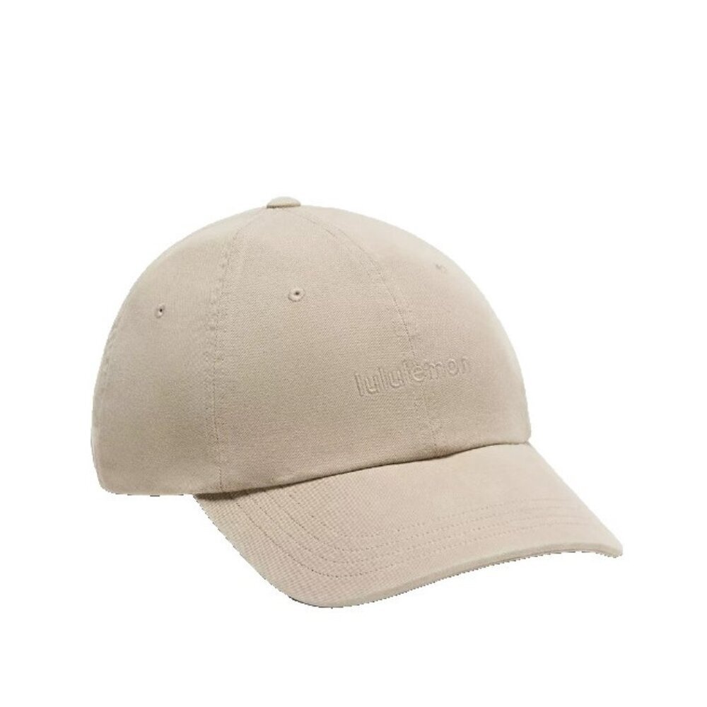 Lululemon Unisex Classic Ball Cap Wash Khaki Dad Hat Adjustable Casual